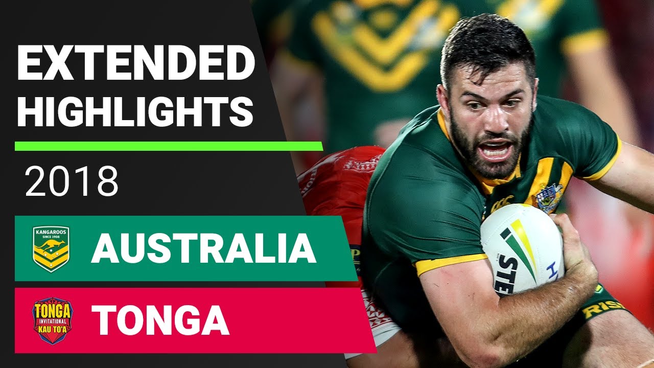 NRL Highlights | Australia v Tonga Extended Highlights | Test, 2018 | Internationals