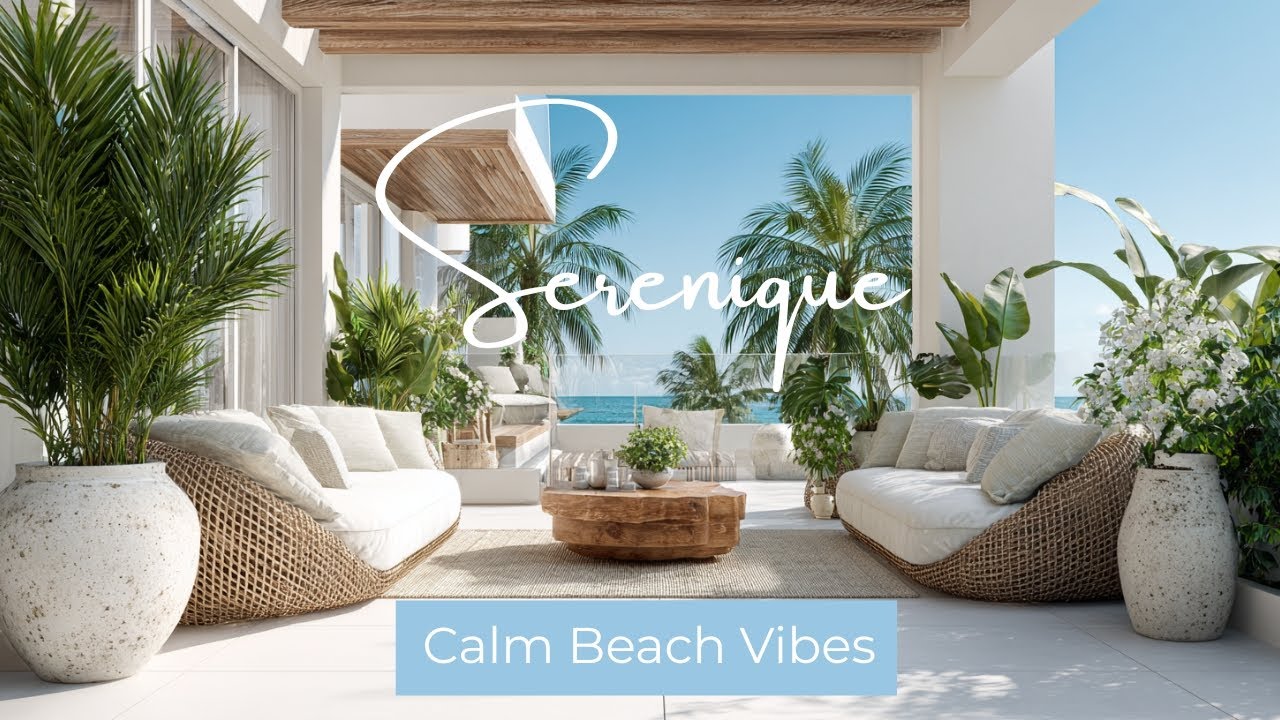 Calm Beach Vibes  Luxury Outdoor Lounge Inspiration