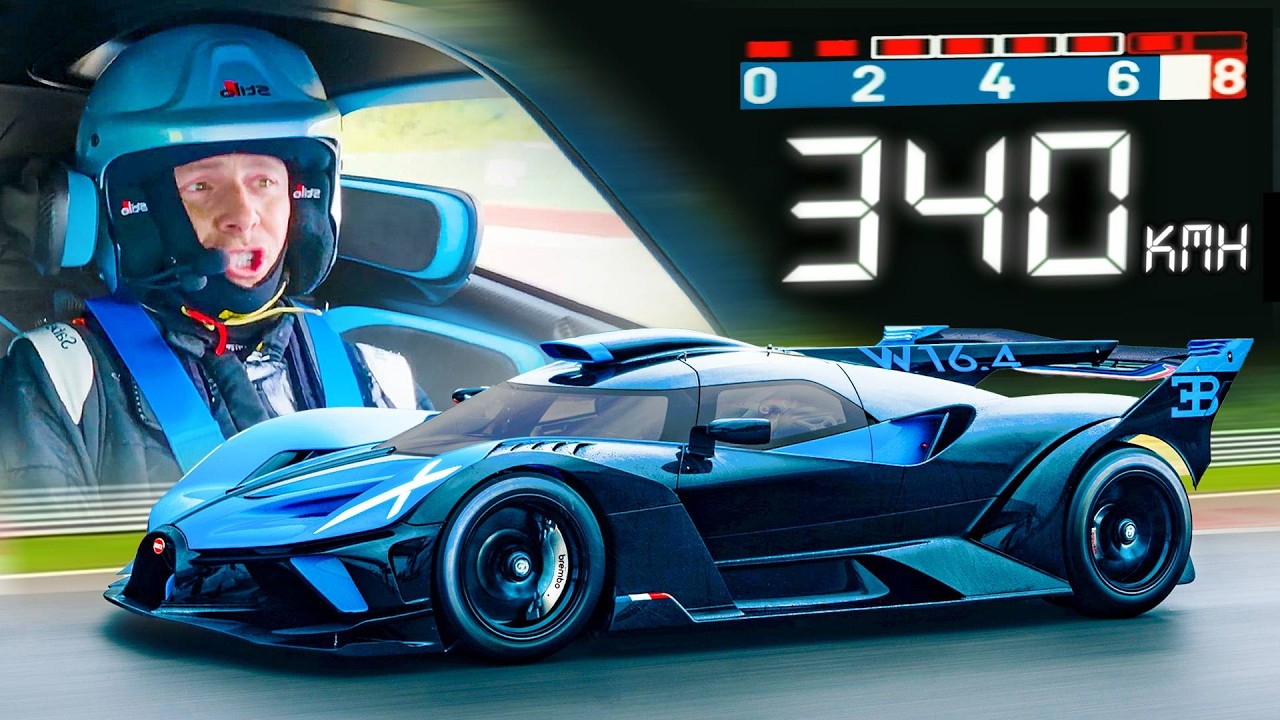 ¡Probando el coche más extremo de Bugatti a más de 320 km/h!