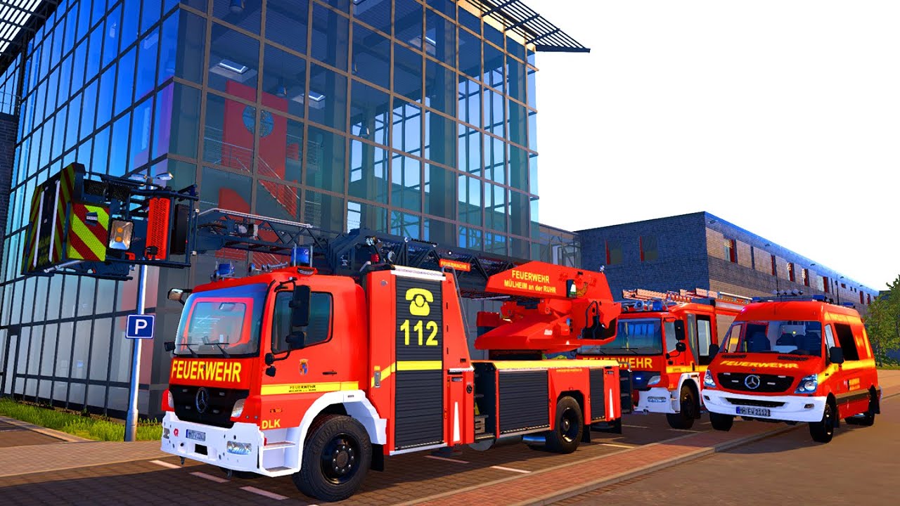 Emergency Call 112 - Hungarian  Swap BodyVehicle and Fire Brigade Truck on Duty! 4K