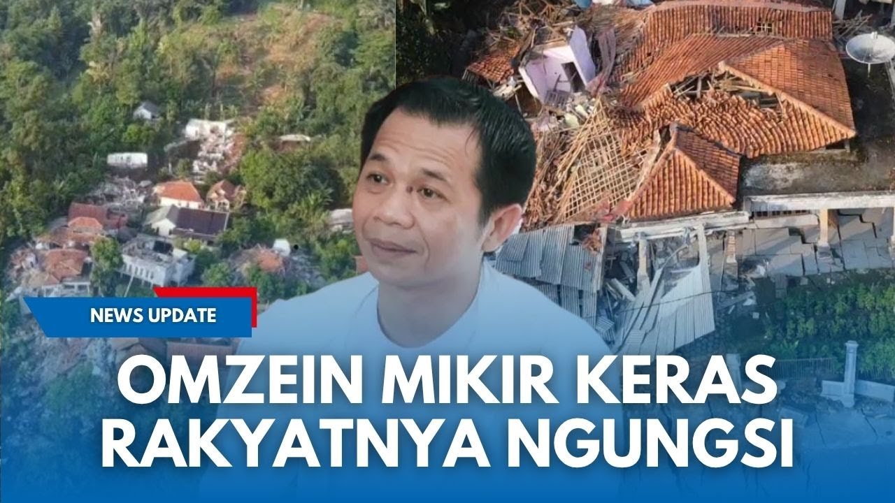 PENAMPAKAN DARI UDARA Rumah Warga di Purwakarta Hancur Seperti Dihajar Gempa Omzein Siapkan Relokasi