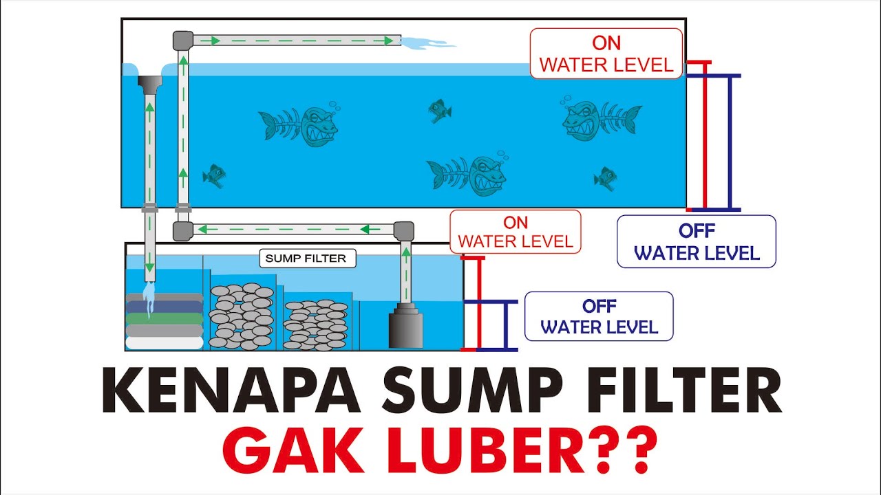RAHASIA SUMP FILTER GAK LUBER SAAT LISTRIK MATI ‼️