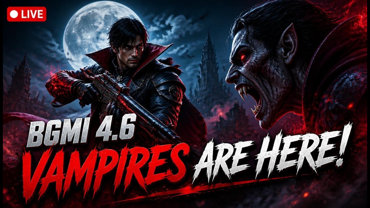 🧛 BGMI 4.6 IS CRAZY! 😱 NEW VAMPIRE MODE + SECRET FEATURES | BGMI LIVE 🔴 #bgmi #pubg  #shortsfeeds