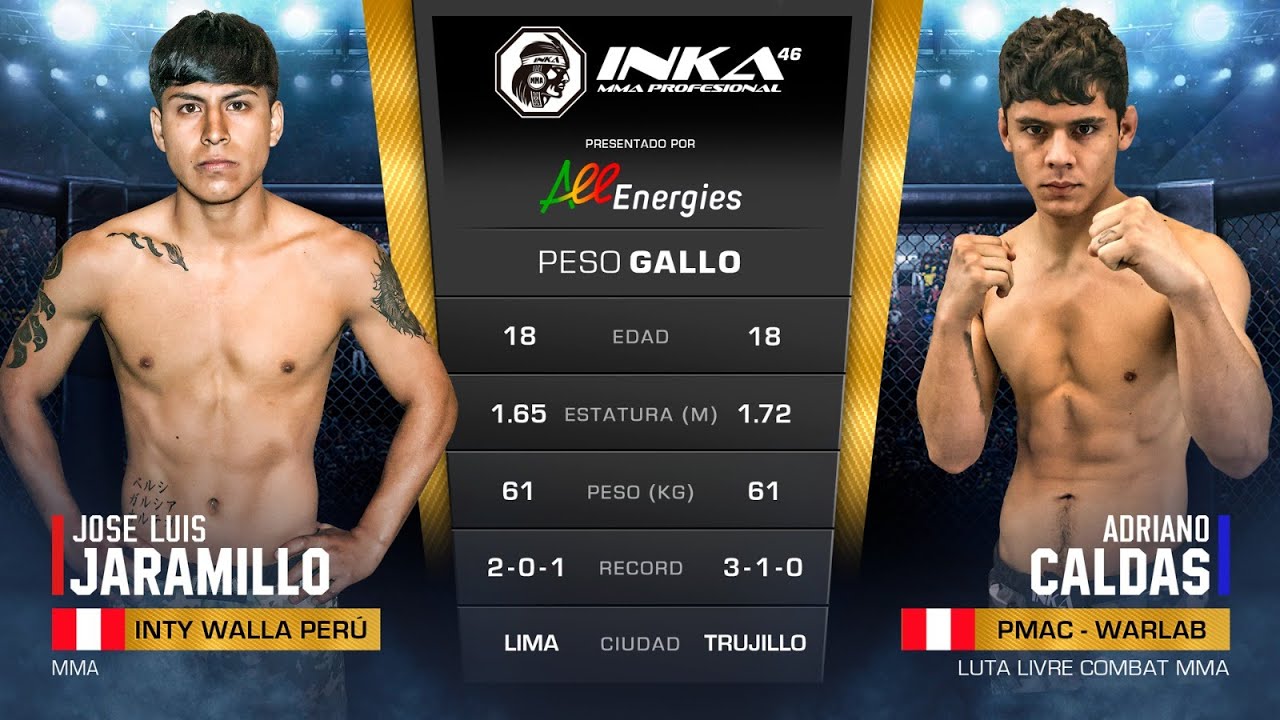 INKA 46: ADRIANO CALDAS VS JOSE JARAMILLO (FULL FIGHT)