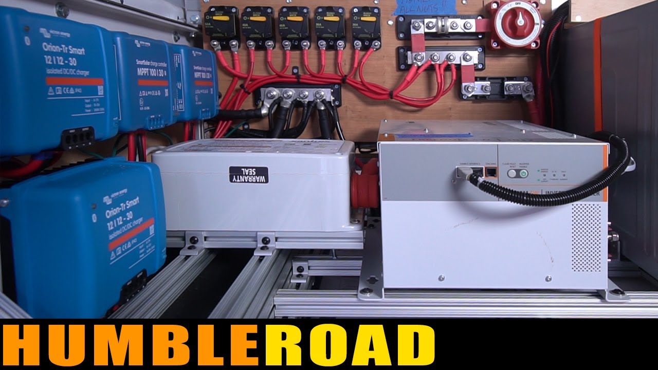 When planning your VAN POWER AND WATER SYSTEMS, be sure to utilize the space wisely.
