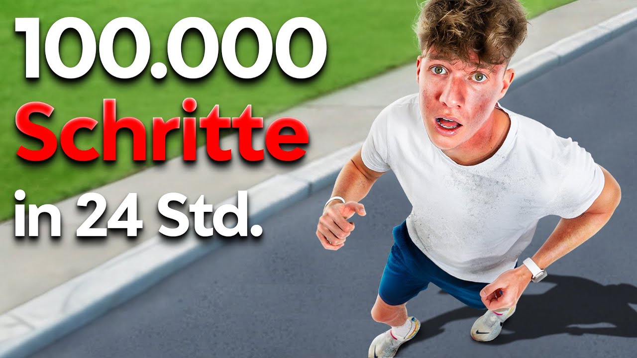 Ich laufe 100.000 Schritte in 24 Stunden