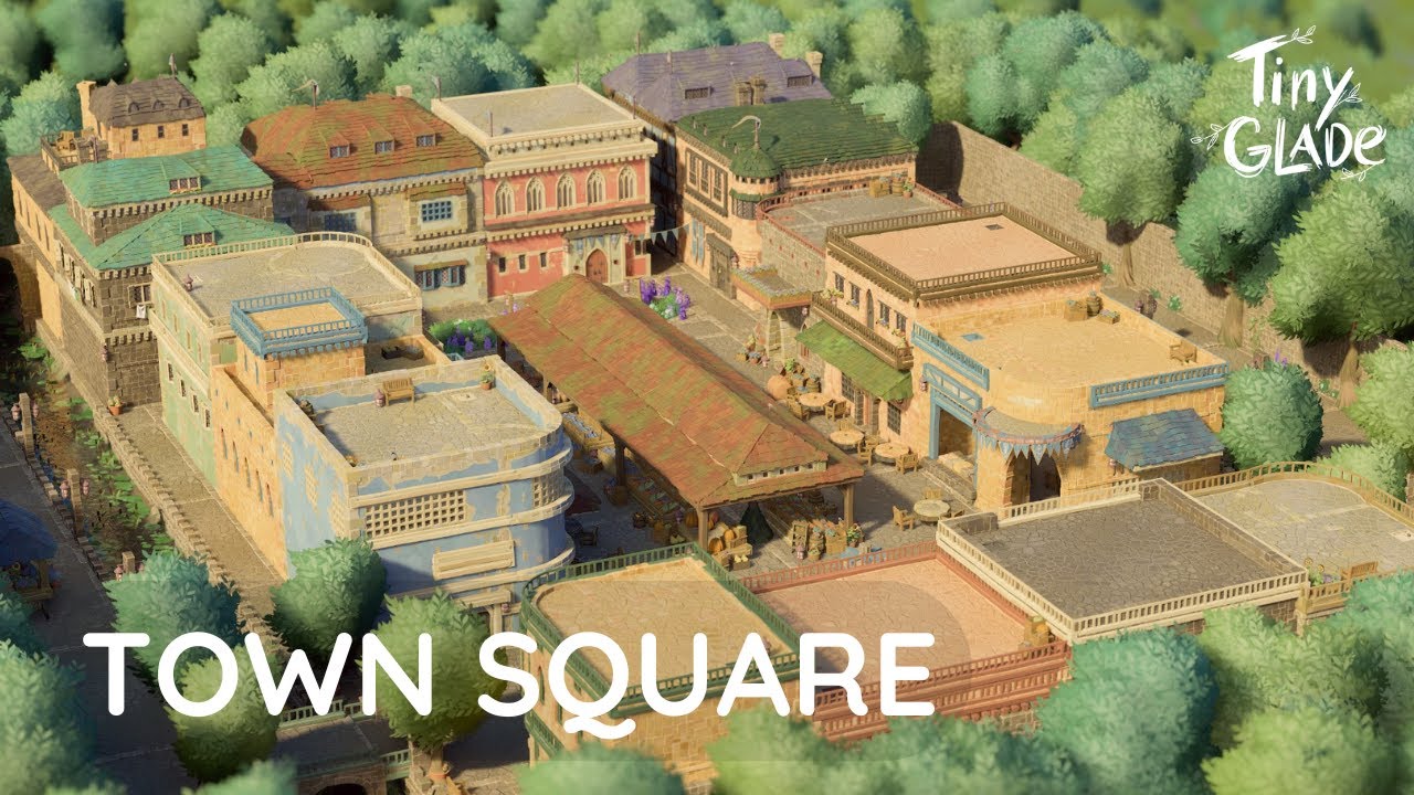 Mediterranean Marketplace | A Tiny Glade Build
