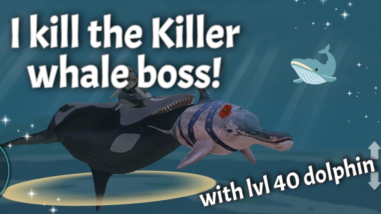 WildCraft: I kill the Killer whale boss! 🐋 | With my dolphin family (40 lvl)