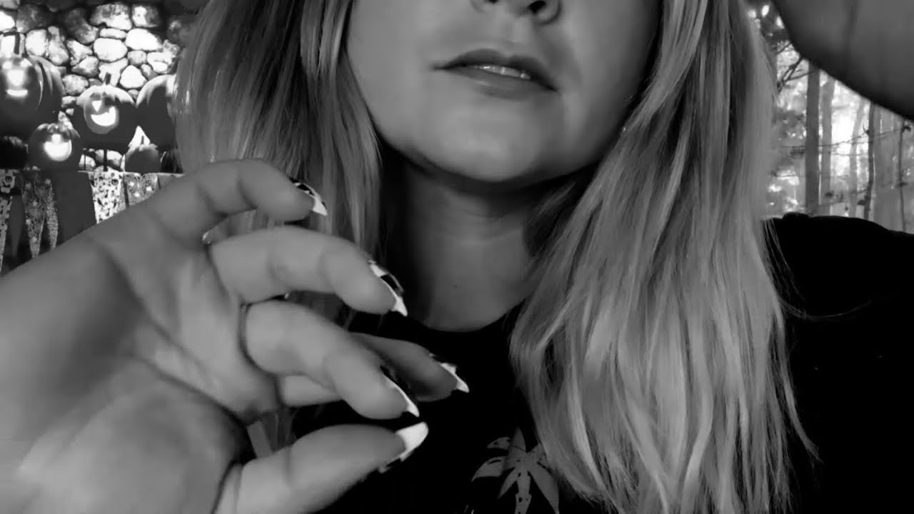 ASMR | Best Friend Helps You Relax & Unwind | Hand Movements | Black & White