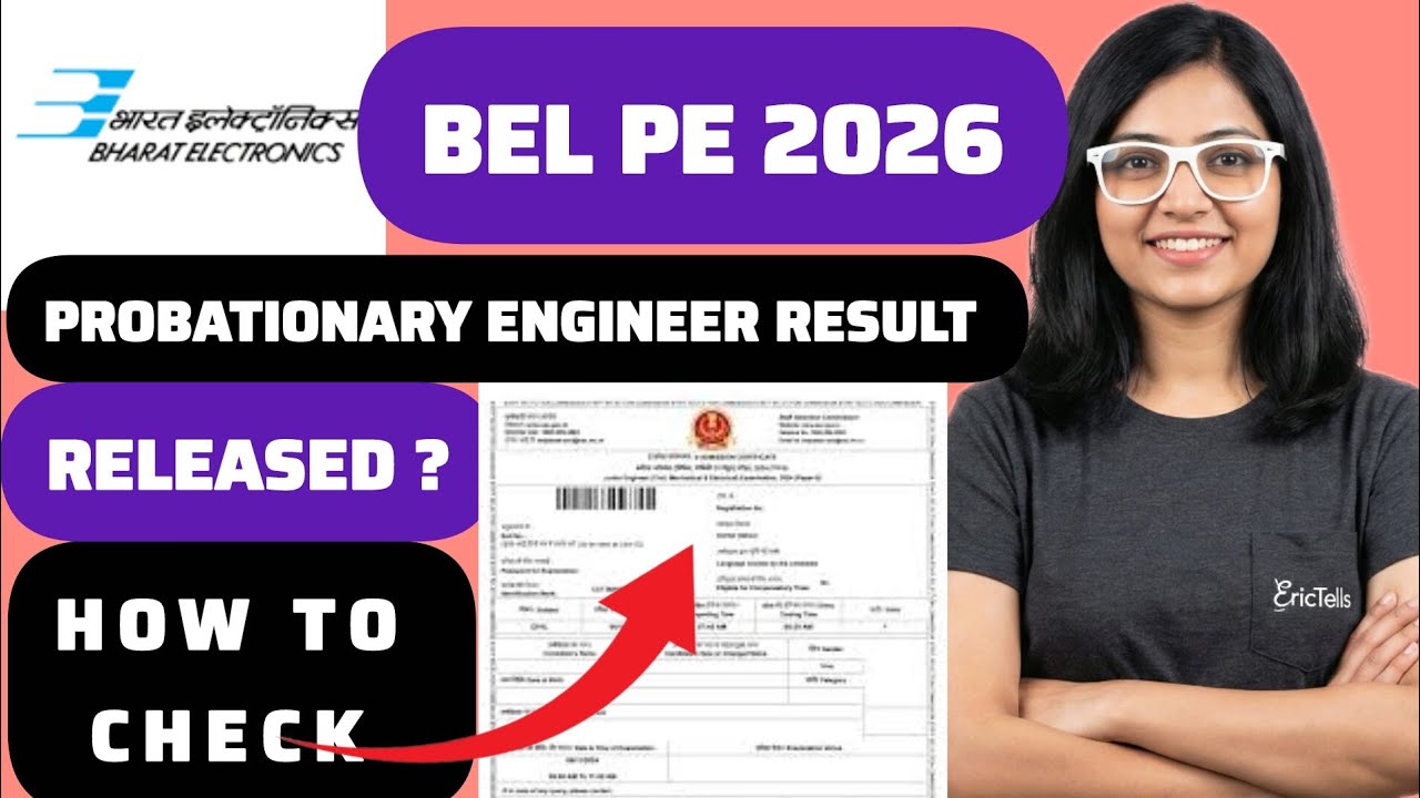 bel probationary engineer result 2026 | bel pe exam result 2026