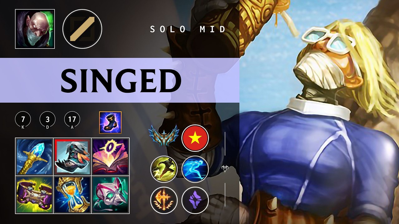 Singed Mid vs Malphite - VN Challenger Patch 26.05