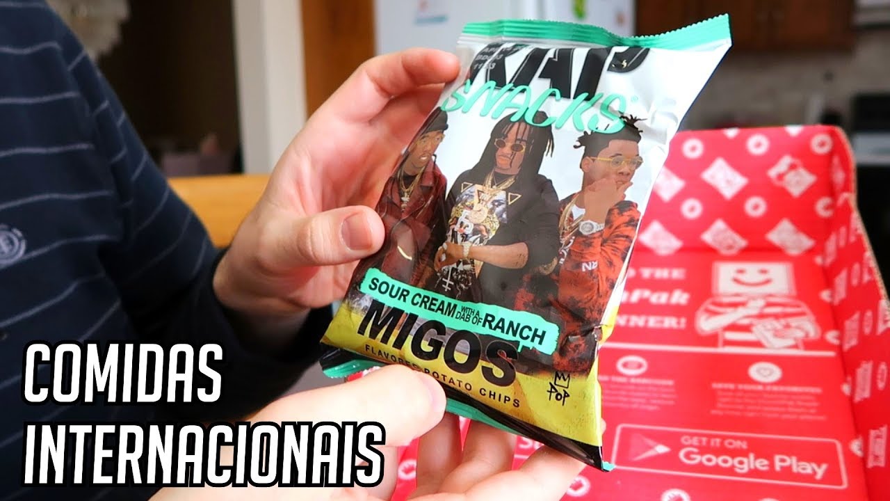 GANHAMOS DOCES E SALGADINHOS DE VÁRIOS PAÍSES!!!