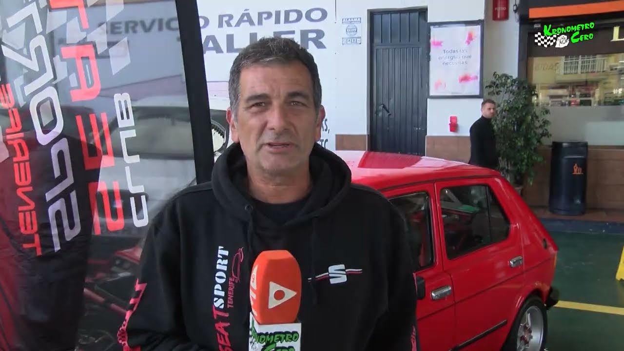 EXPOSICIÓN CLUB SEAT SPORT TENERIFE REPSOL DE PALO BLANCO KRONOMETRO CERO 17 01 2023