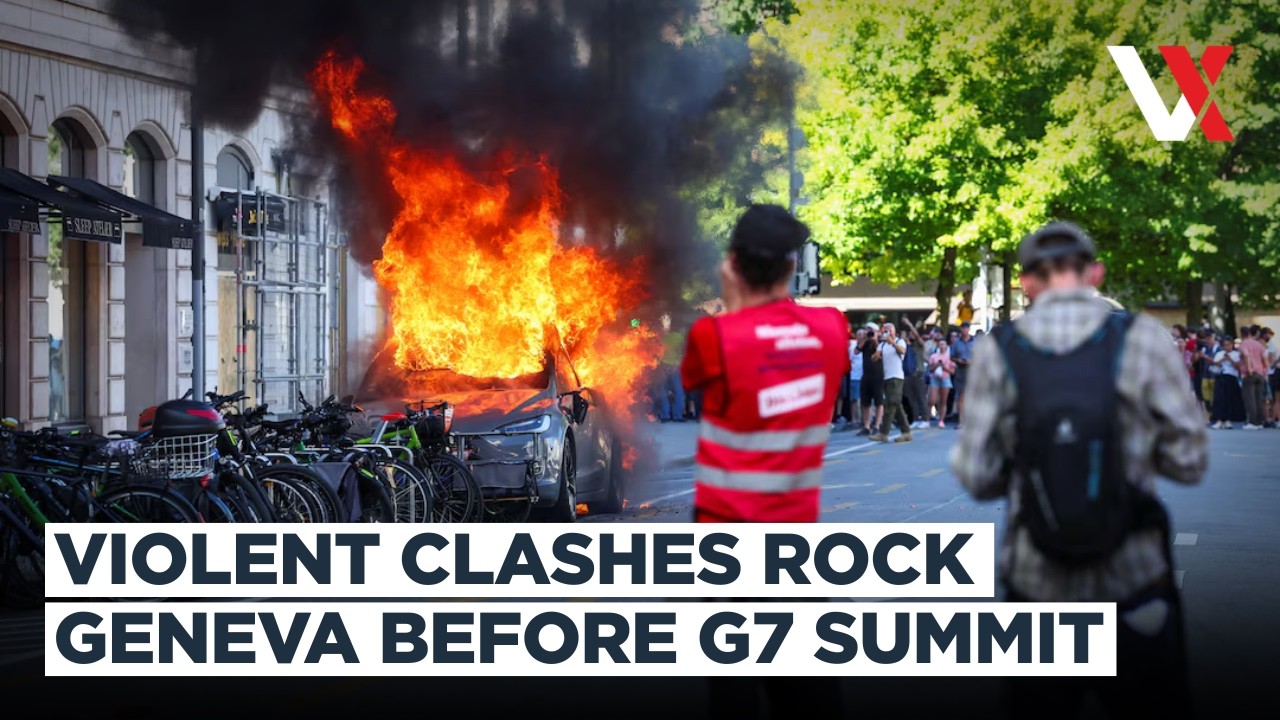 Days Of Diplomacy, Night Of Chaos? Geneva Protest Erupts Before G7 Summit | VERTEX