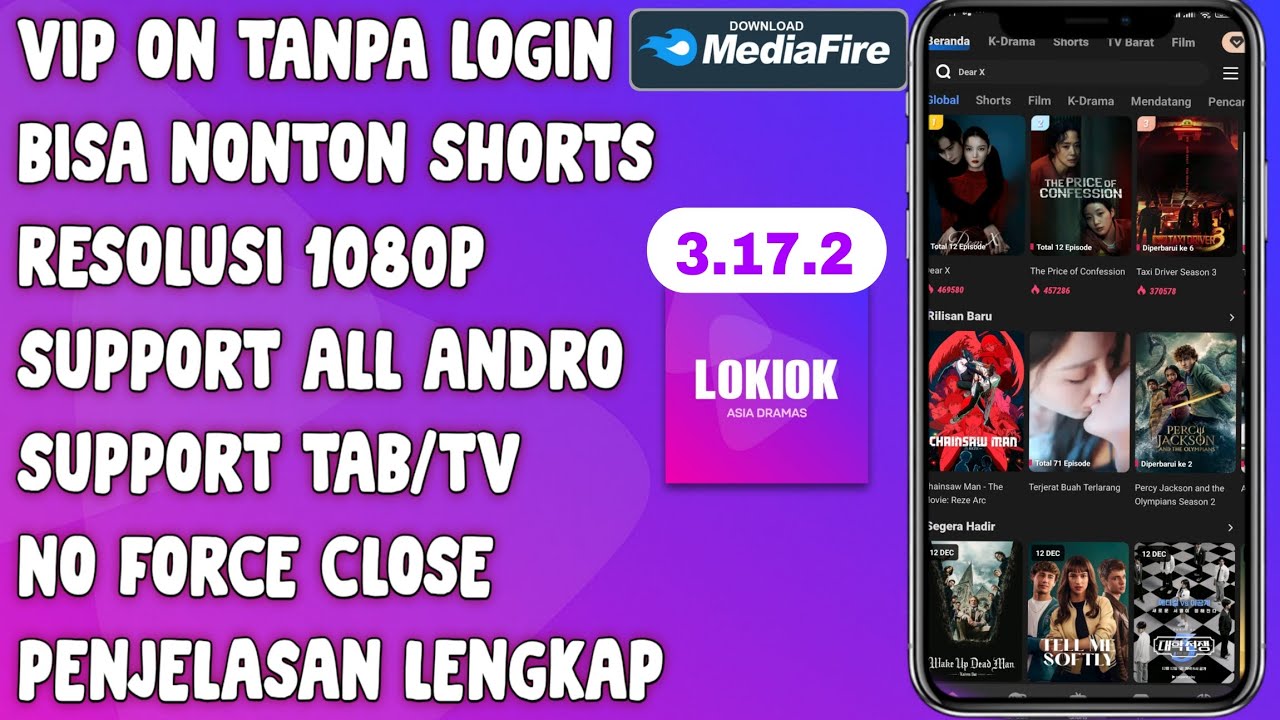 New Loklok Mod v3.17.2 Desember2025 | Vip On Work All Device - No Password 