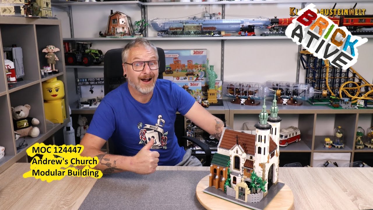 Grandiose Klemmbausteinkirche.  Moc 124447 @brickativelego7977