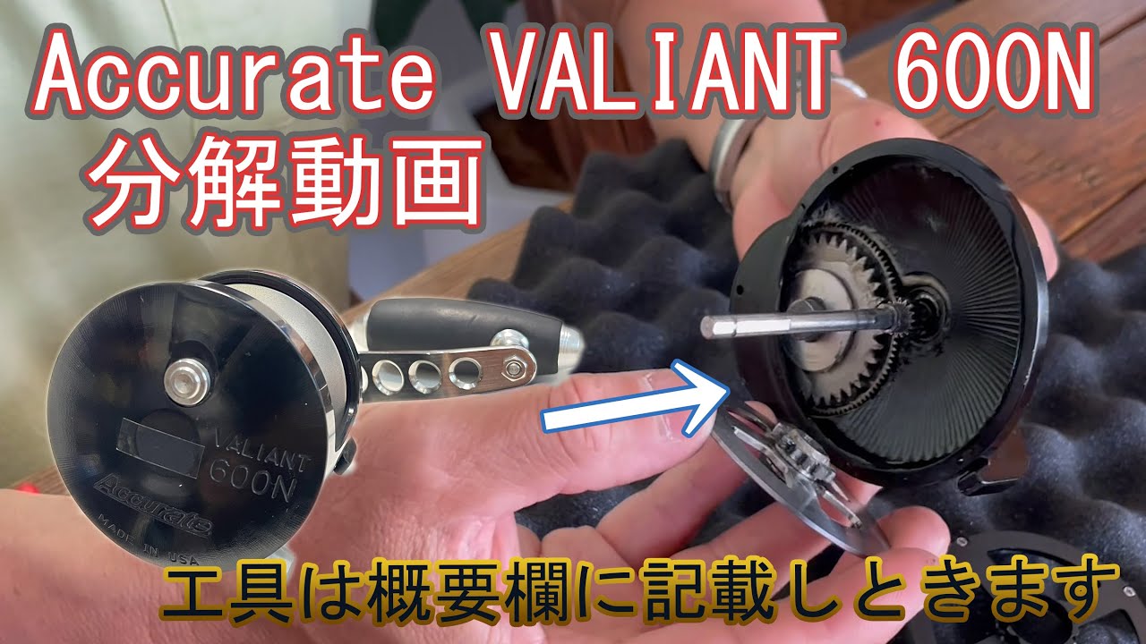 Amberjack店主にaccurate VALIANTの分解方法を教えてもらった日