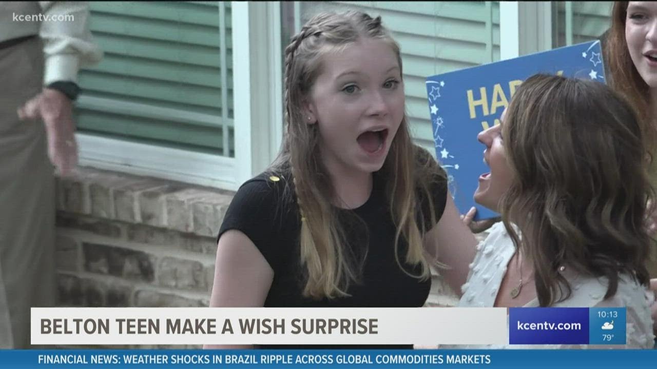 Make-A-Wish Foundation surprises Belton teen with home dance studio