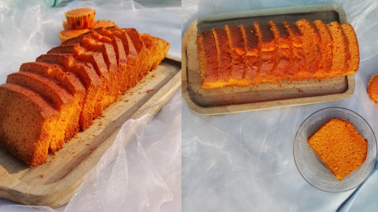 বেকারি স্টাইলে ৩ ডিমের অরেঞ্জ  পাউন্ড কেক ।Orange pound cake,  tea time soft orange cake