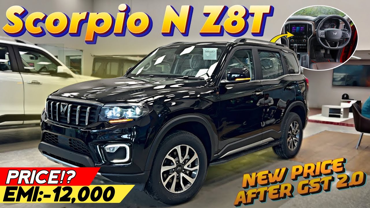Mahindra Scorpio N Z8T Diesel Manual 2026 New Updated Model GST Price Features Mileage All Details 
