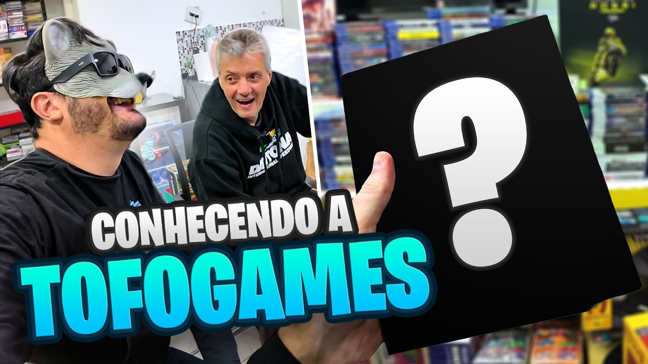 CONHECEMOS A TOFOGAMES E FIQUEI CHOCADO COM TANTO JOGO RARO!