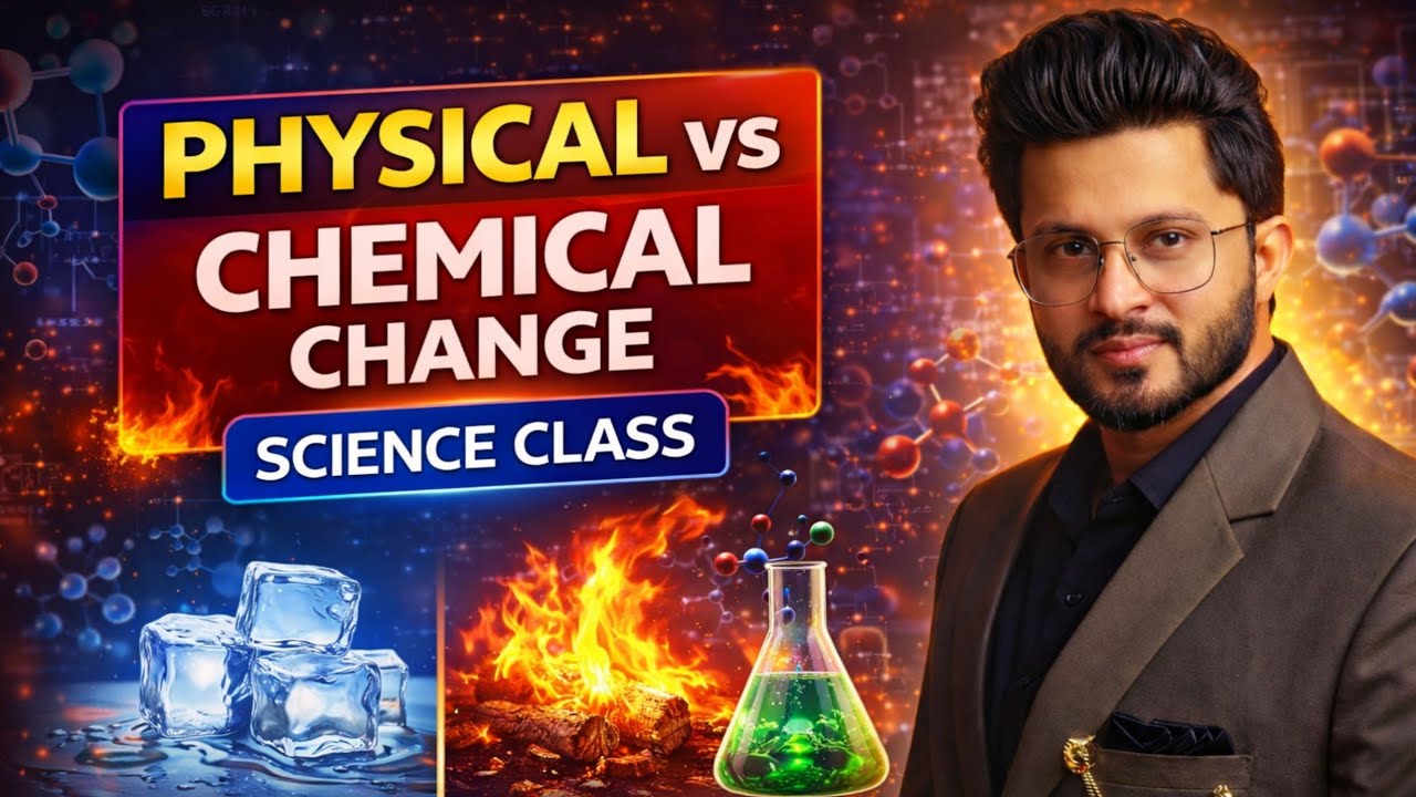 3rd Grade | भौतिक एवं रासायनिक परिवर्तन | REET | Easy Science | Sajid Sir