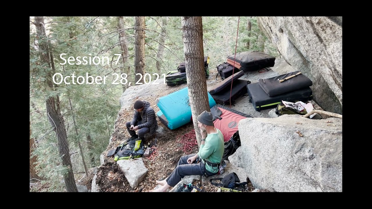 Bouldering Red Letter Day V10 in Little Cottonwood Canyon