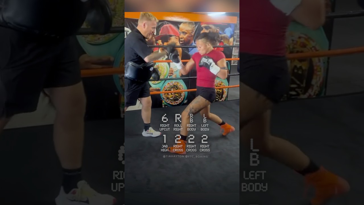 Tiah-Mai Ayton UNCORKS 7-Punch Boxing Combo
