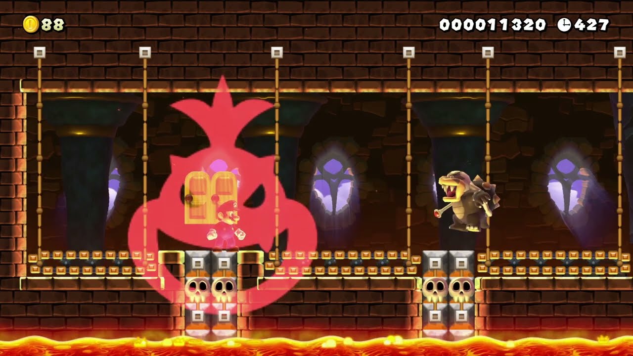 ★W3-5 Morton's Conveyor Castle!★ by ★Naydra15&trade; 🍄 Super Mario Maker 2 ✹Switch✹ #bfj