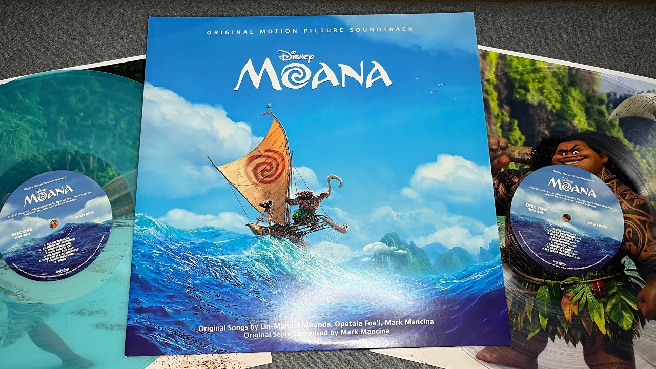 Vinyl Unboxing - Disney's Moana - Original Motion Picture Soundtrack (2016) (2022 Walmart Exclusive)