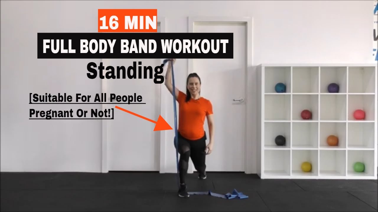 16 Min FULL BODY Standing Theraband Workout | Strength Band Workout (Suitable For All Inc Pregnancy)