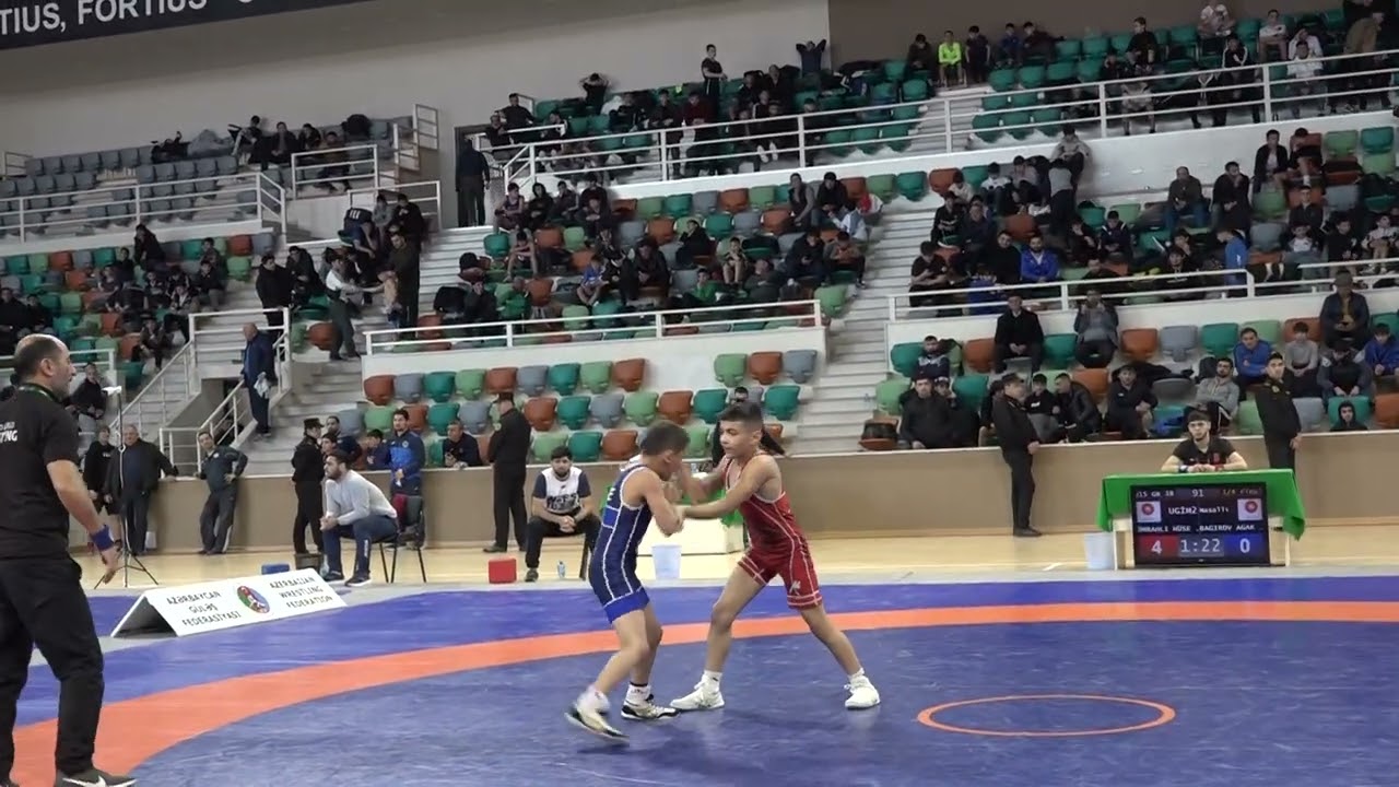 1/4 final GR - 38 kg: Hüseyn Əmrahlı - Ağakişi Bağırov