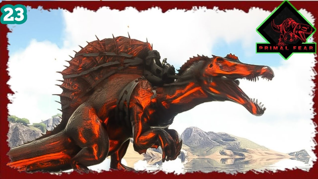 Chaos Spino Taming  🔥 Ark Primal Fear Ark Survival Evolved EP.23 Rabbit05 gaming