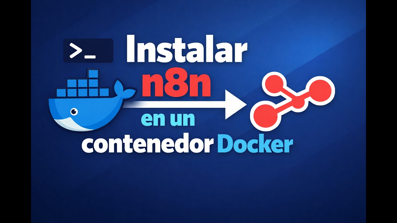 💻Instalar n8n  en un contenedor Docker desde la terminal