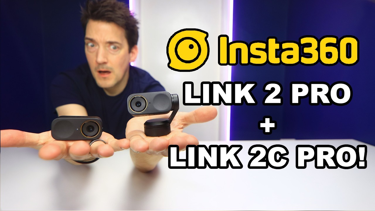 INSTA360 LINK 2 PRO and INSTA360 LINK 2C PRO 4K WEBCAMERA REVIEW!