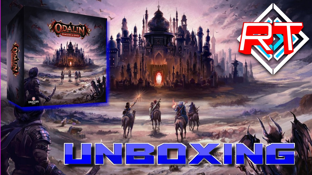 Odalin Dungeons of Doom unoxing ita gioco da tavolo dungeon crawler