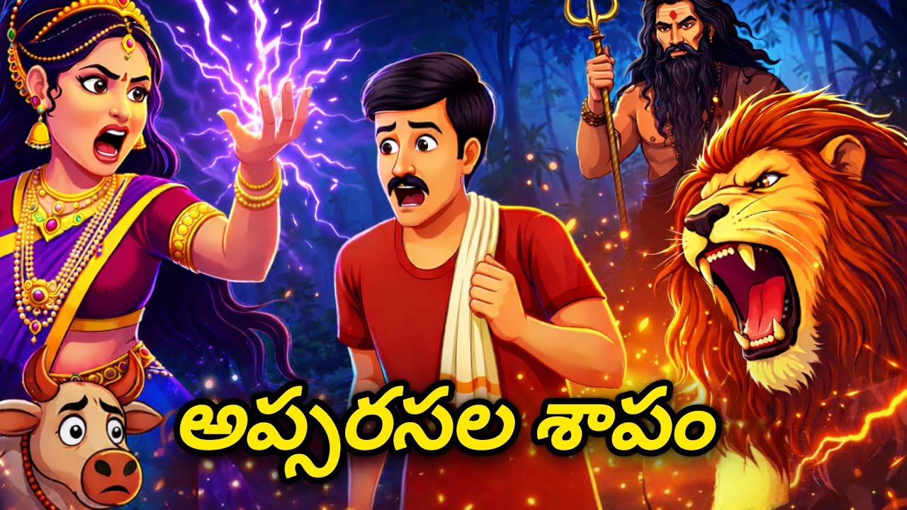 Creative stories -Telugu - అప్సరసల శాపం - ఒక రైతు జీవితాన్ని మార్చిన సంఘటన - telugu moral stories 