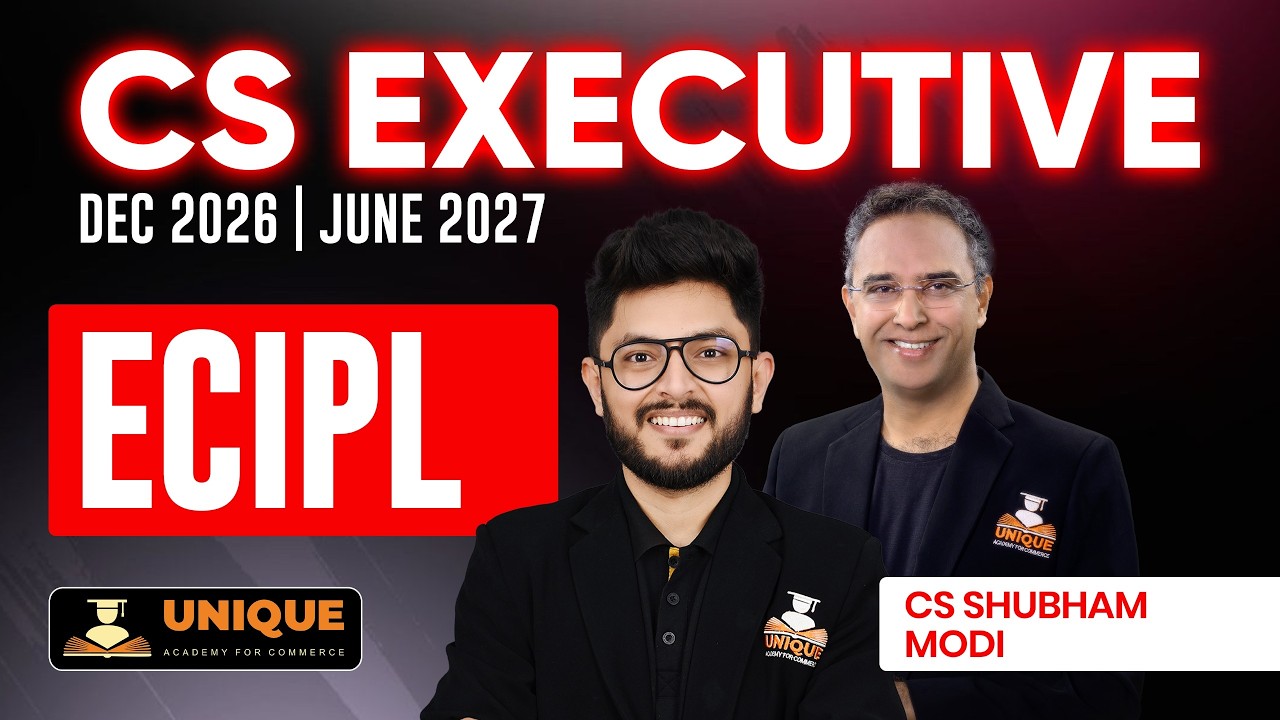TRADEMAKRK CS Executive One Shot | ECIPL | Dec 2026 & June 2027 | CS Shubham Modi
