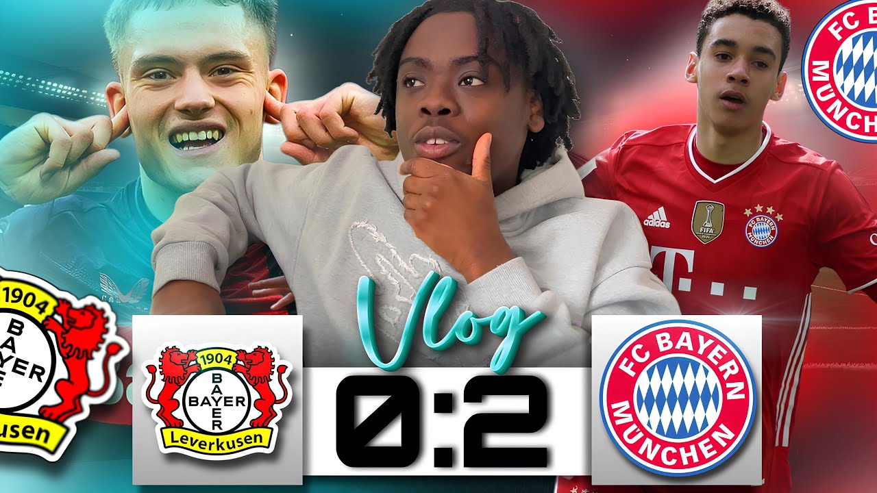FC Bayern München vs. Bayer Leverkusen - Fußball Vlog/ Food Vlog | SJ KING