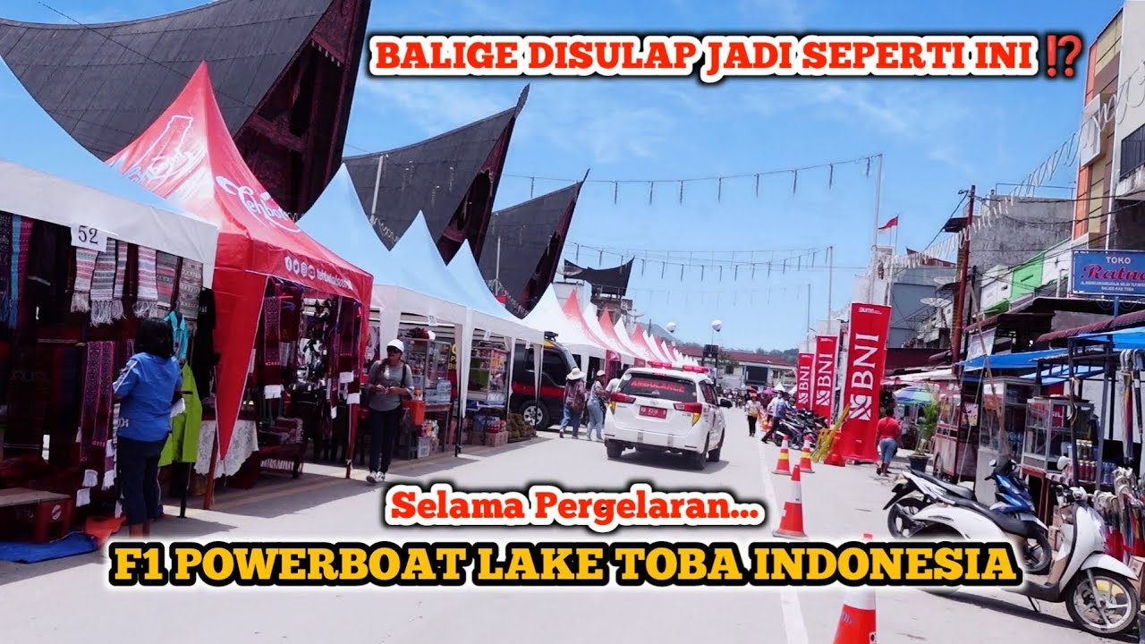 BALIGE DISULAP SEPERTI INI ⁉️ F1H2O POWERBOAT LAKE TOBA INDONESIA