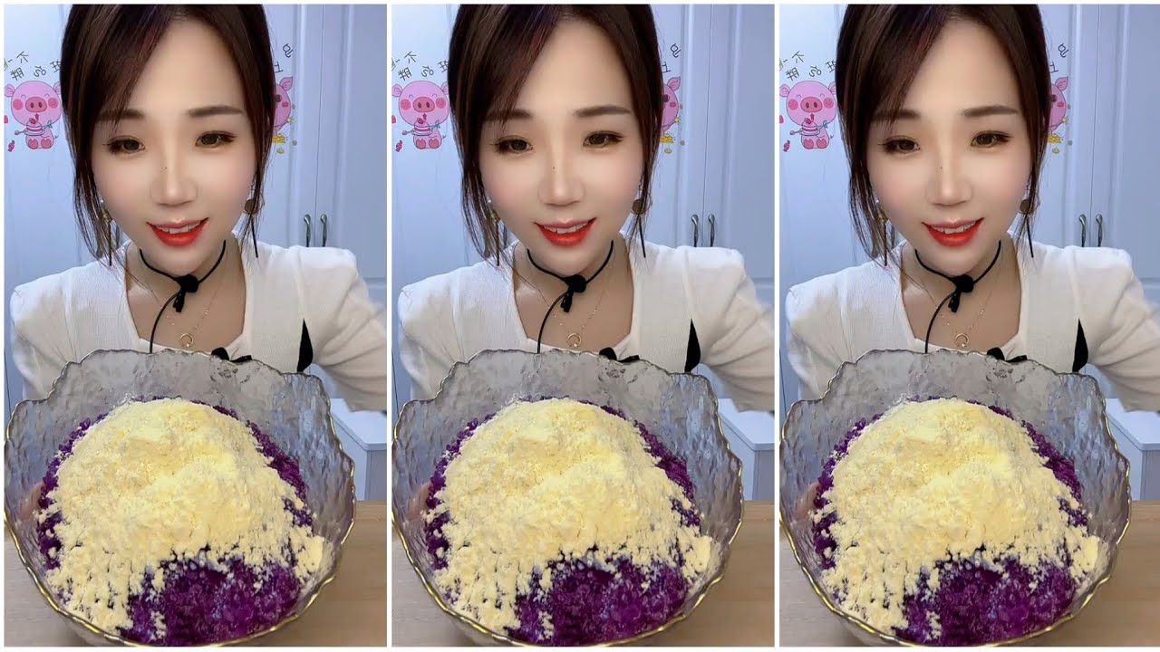 ASMR ICE EATING with MILK POWDER | RELAX VIDEO