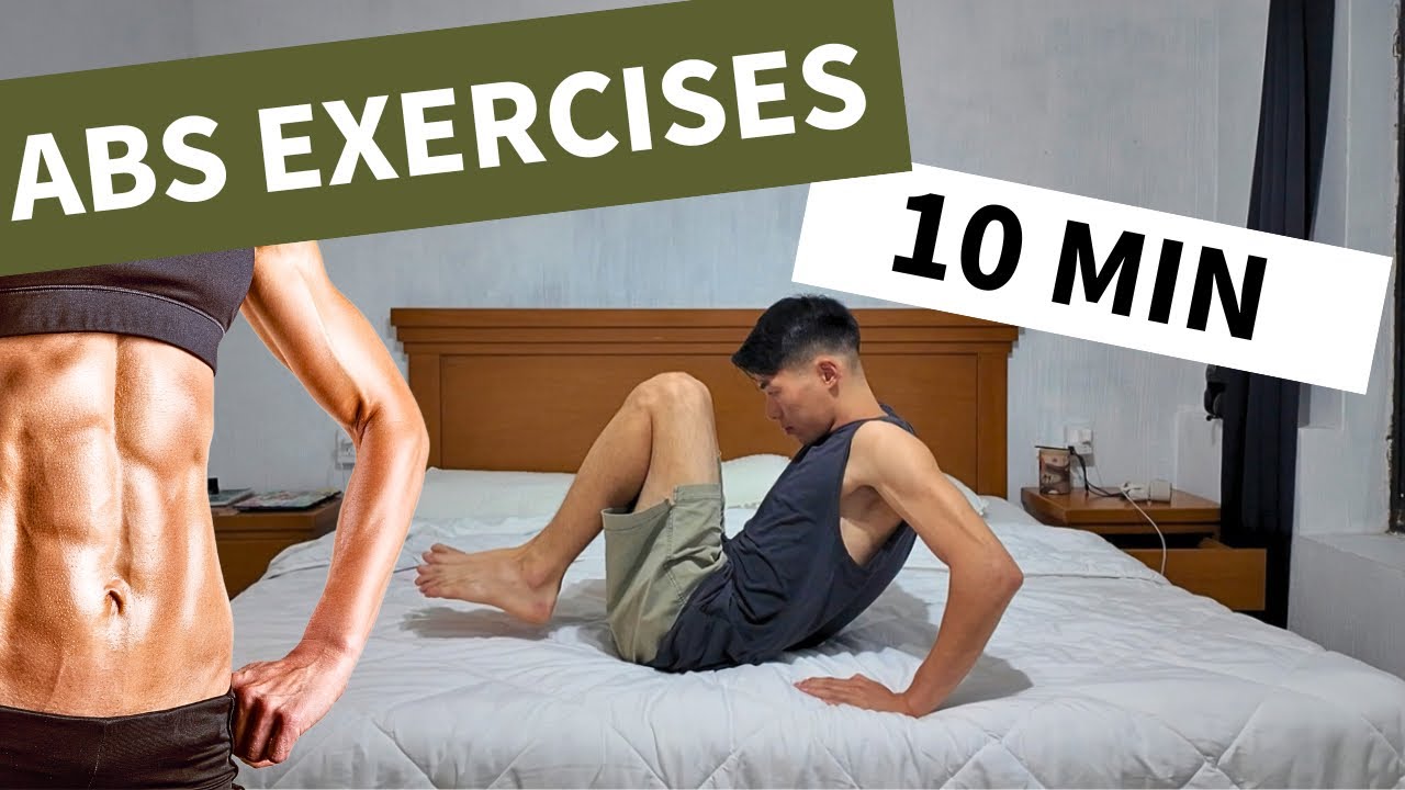 ABS PLANO DESDE TU CAMA🛏️/ Tener MEJOR ABDOMEN Y CINTURA antes de Dormir💪🏋️