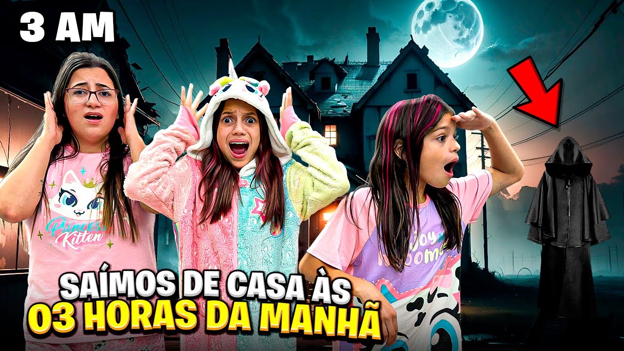 SAÍMOS DE CASA AS 3 HORAS DA MANHÃ E APARECEU UM ESTRANHO *deu ruim