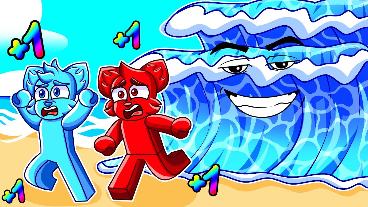 SZYBKIE UCIEKANIE PRZED TSUNAMI w Roblox!