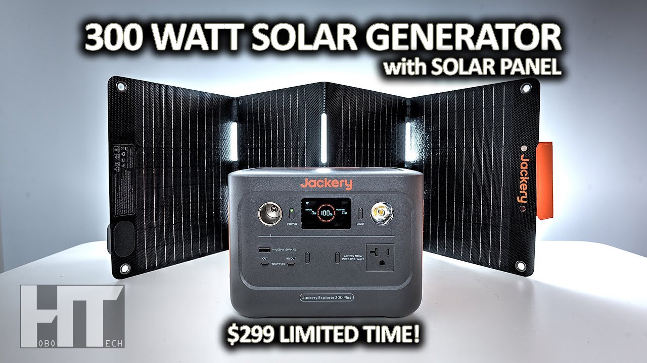 Обзор солнечной электростанции JACKERY Solar Generator 300 Plus LiFePO4 UPS