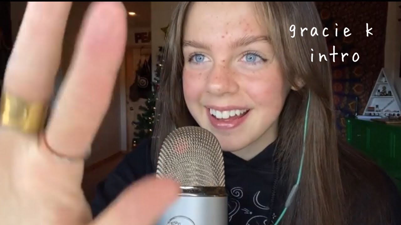 gracie k repeating intro + finger fluttering