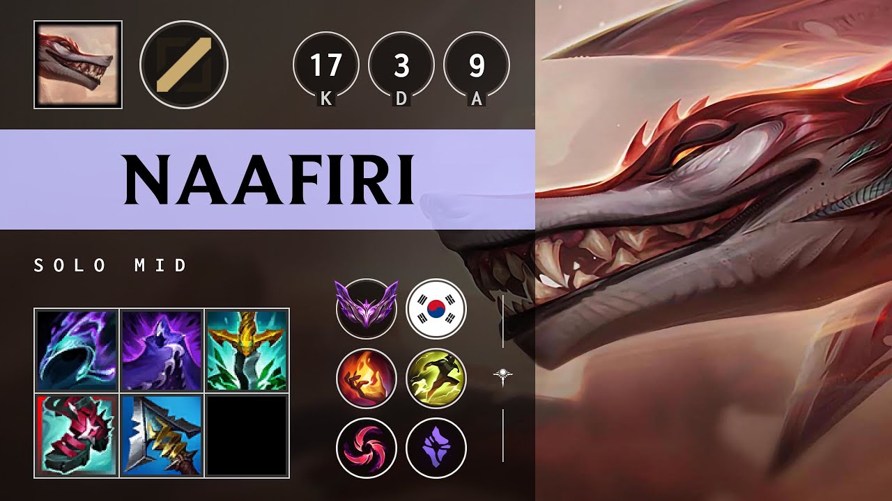 Naafiri Mid vs Akali - KR Master Patch 25.13