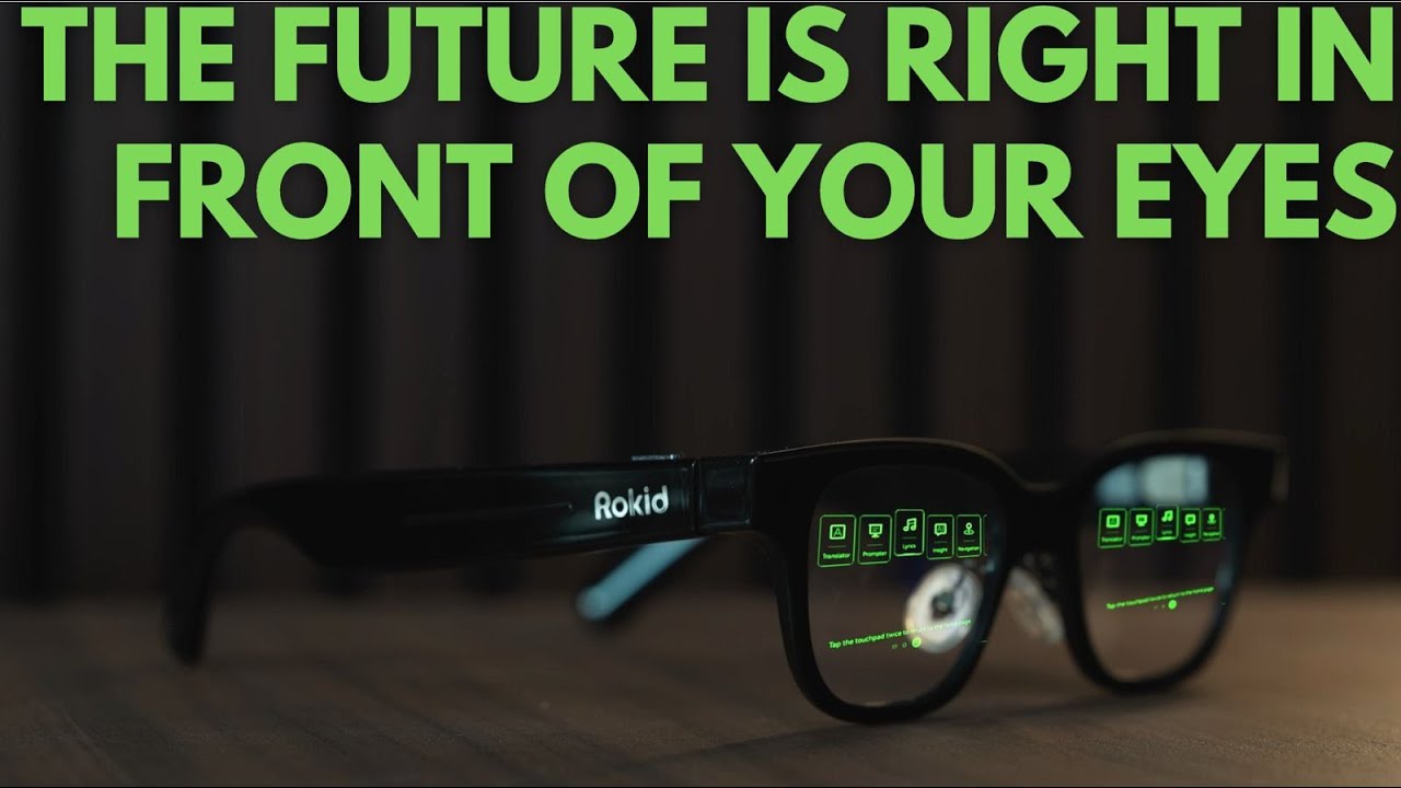 Rokid glasses with camera, display and built in ChatGPT5 AI functions!
