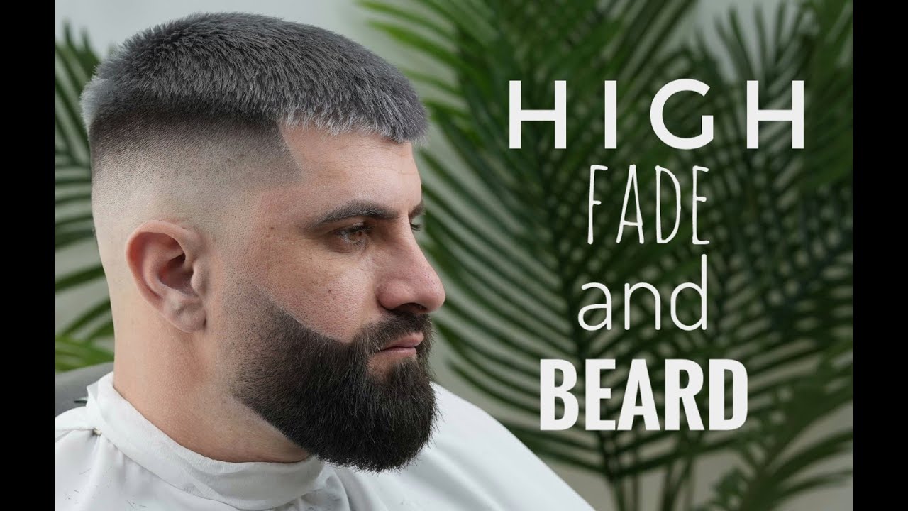 High Fade and Beard | haircut tutorial | #14