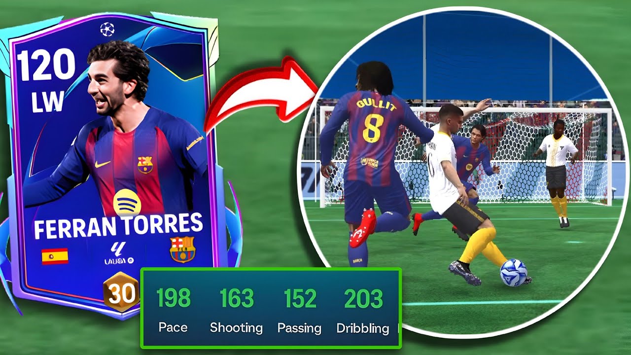 Обзор Феррана Торреса (115) &ndash; скорость и дриблинг на уровне монстра в FC Mobile? ⚡🔥 | Король изящ...